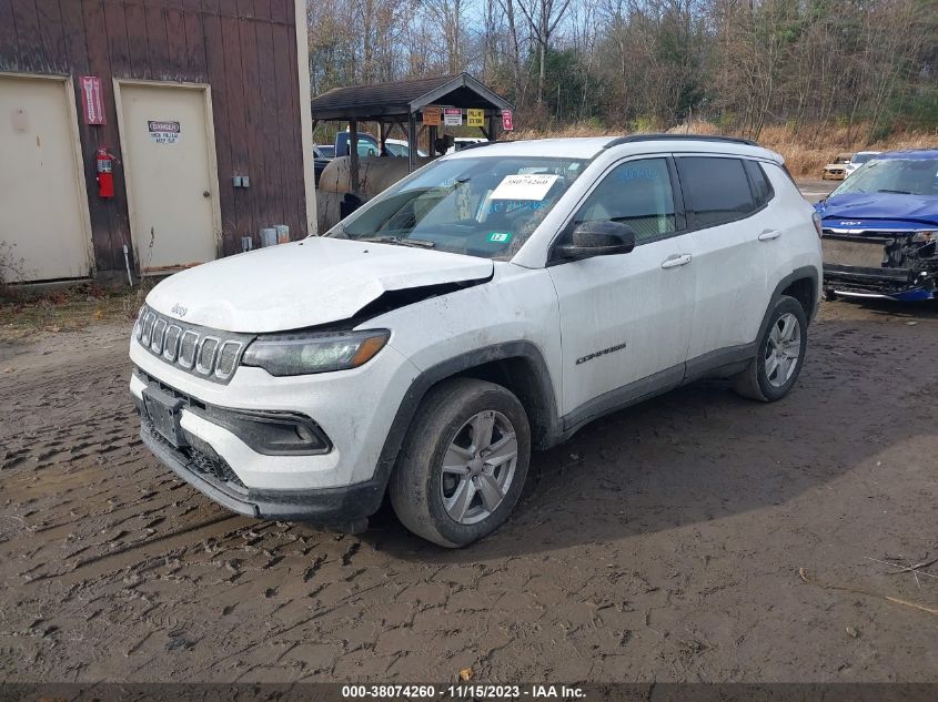 2022 JEEP COMPASS LATITUDE - 3C4NJDBB7NT219895
