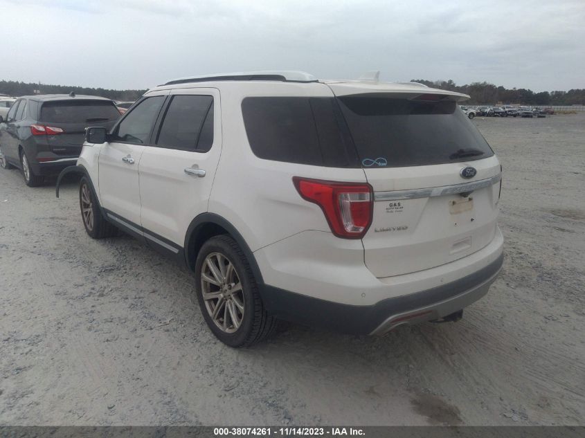 2016 FORD EXPLORER LIMITED - 1FM5K7F83GGC49900