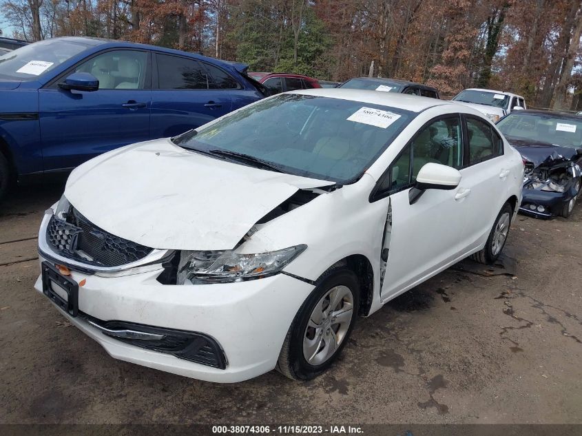 2014 HONDA CIVIC LX - 19XFB2F54EE062695