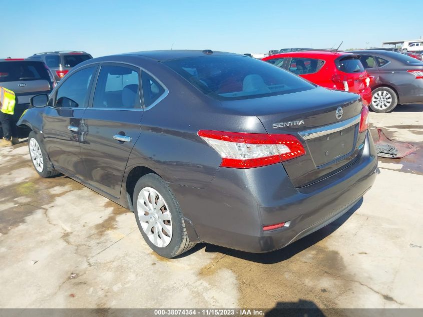 2013 NISSAN SENTRA S/SV/SR/SL - 3N1AB7AP0DL678956