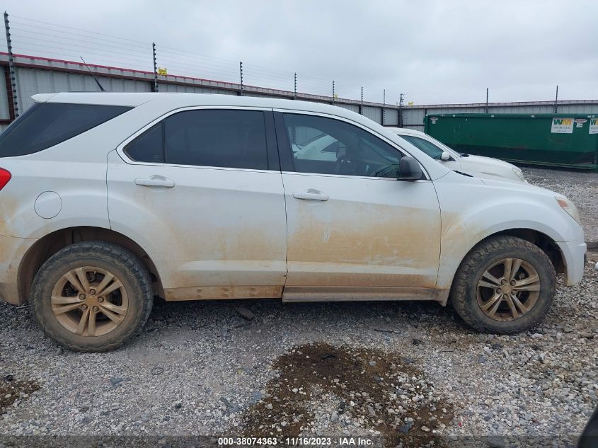 2013 CHEVROLET EQUINOX LS - 1GNALBEK6DZ124235