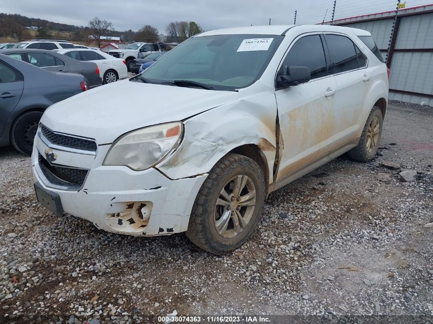 2013 CHEVROLET EQUINOX LS - 1GNALBEK6DZ124235