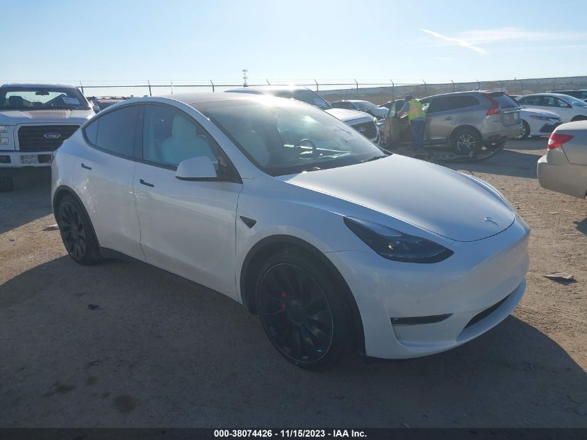 7SAYGDEF6NF455384 TESLA MODEL Y PERFORMANCE DUAL MOTOR 2022