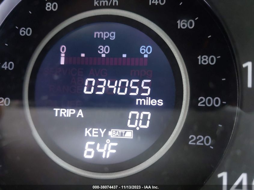 2016 HONDA CR-V EXL - 5J6RM4H73GL022761
