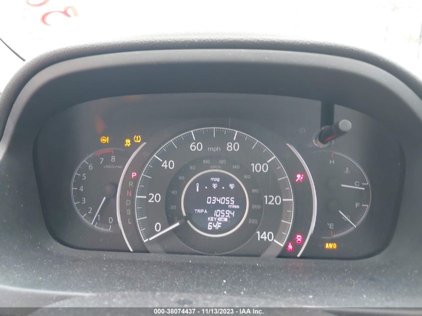 2016 HONDA CR-V EXL - 5J6RM4H73GL022761