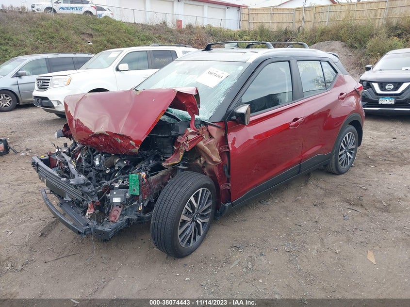 VIN 3N1CP5CV7NL494447 2022 NISSAN KICKS SV