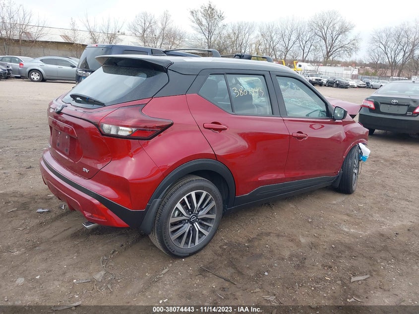 VIN 3N1CP5CV7NL494447 2022 NISSAN KICKS SV