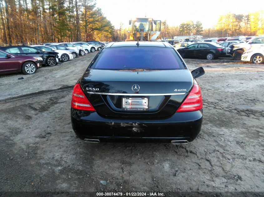 WDDNG9EB5CA454006 | 2012 MERCEDES-BENZ S 550