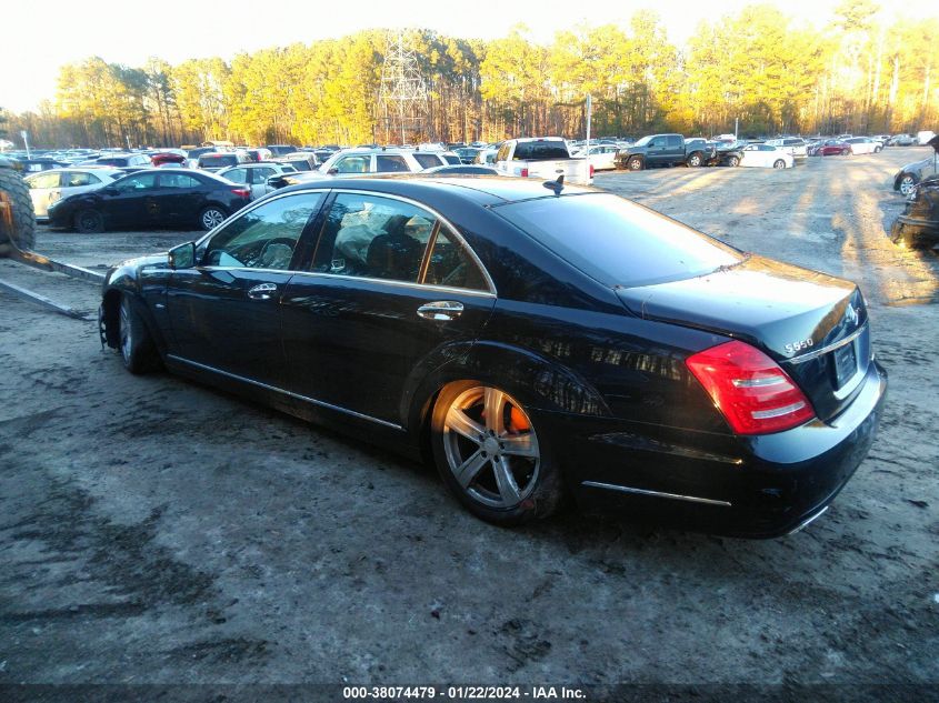 WDDNG9EB5CA454006 | 2012 MERCEDES-BENZ S 550