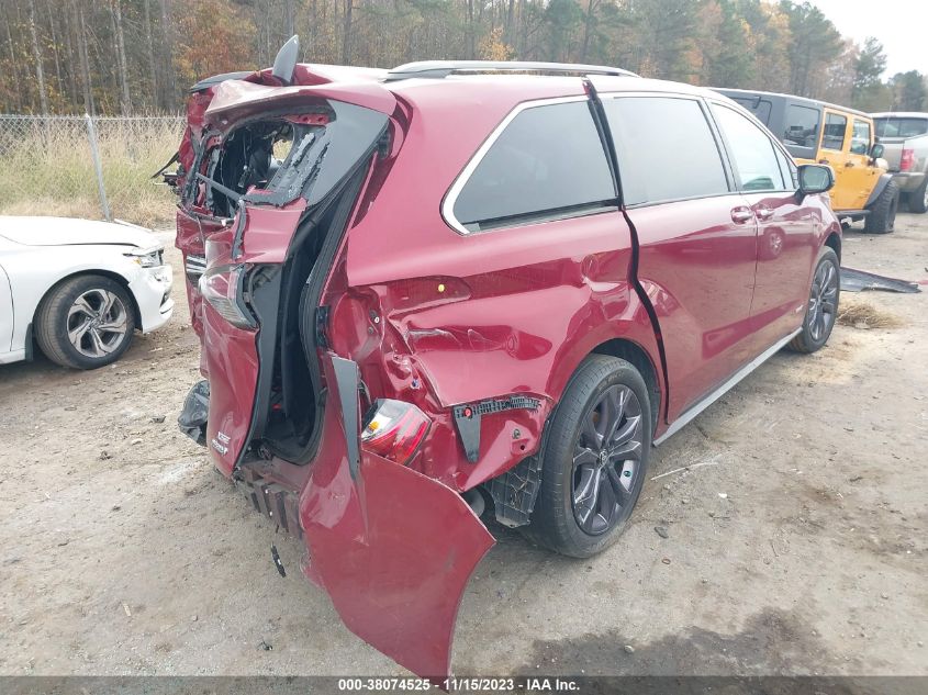 2021 TOYOTA SIENNA XSE - 5TDXRKEC0MS0707O3