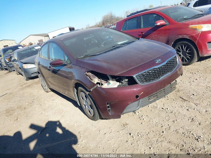 2017 KIA FORTE LX/S - 3KPFL4A72HE118073