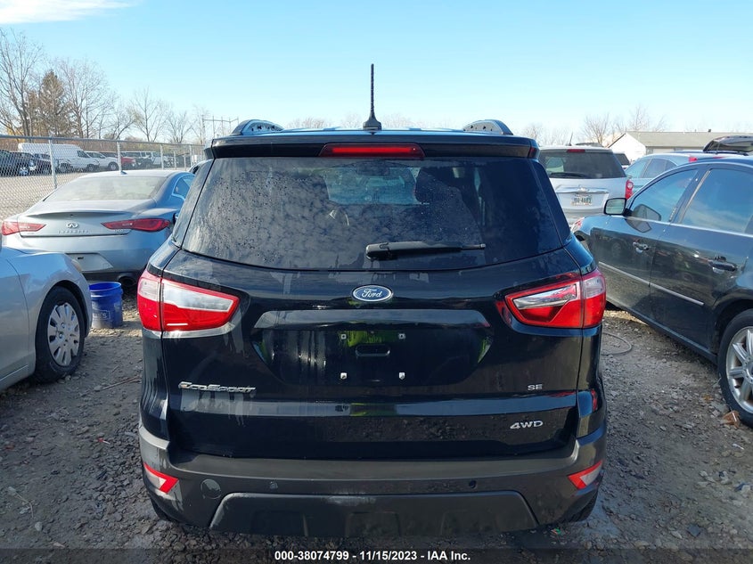 VIN MAJ6P1UL0JC170462 2018 FORD ECOSPORT SE