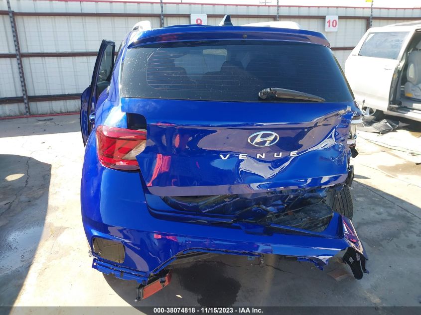 2022 HYUNDAI VENUE SEL/LIMITED - KMHRC8A37NU136224
