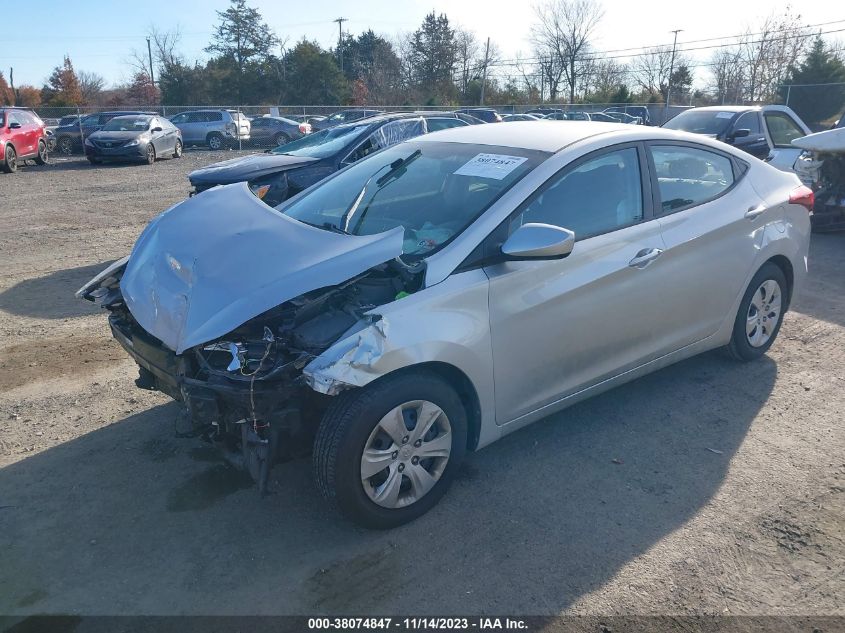 2016 HYUNDAI ELANTRA SE/SPORT/LIMITED - 5NPDH4AE7GH695442