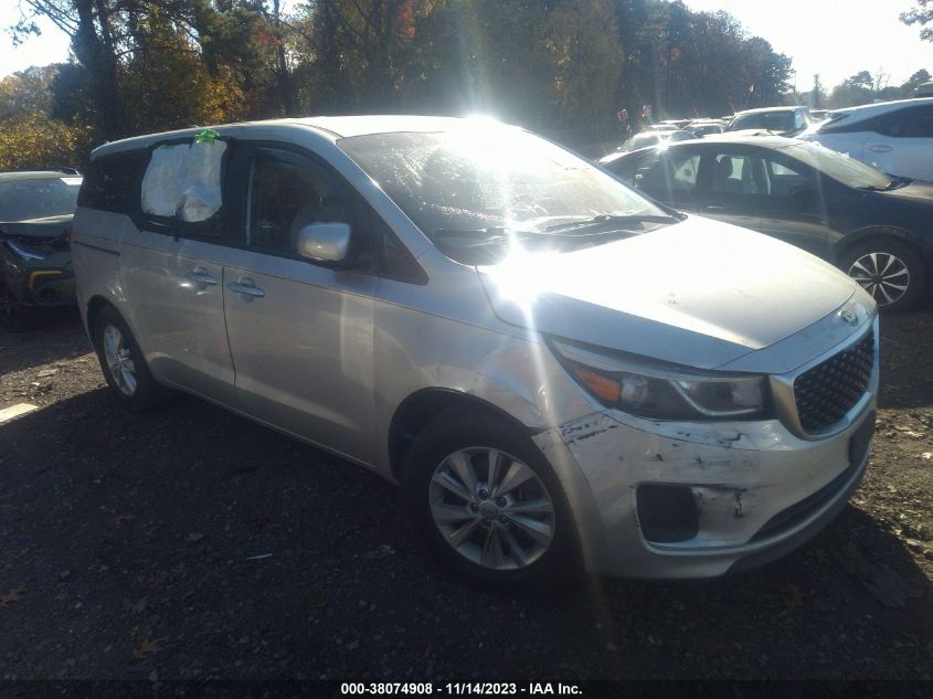 2015 KIA SEDONA L - KNDMA5C13F6015663