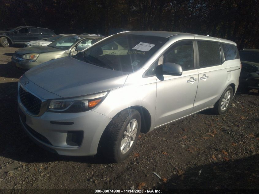 2015 KIA SEDONA L - KNDMA5C13F6015663