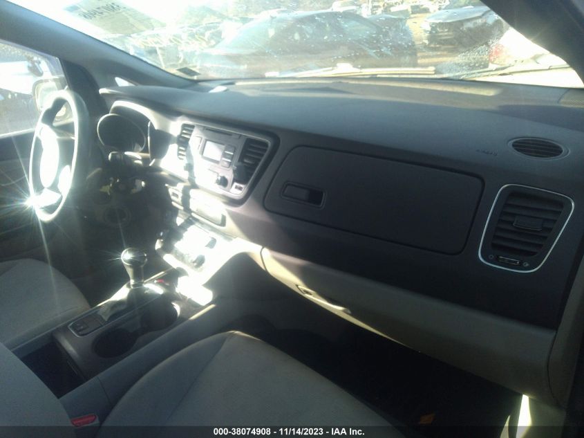 2015 KIA SEDONA L - KNDMA5C13F6015663