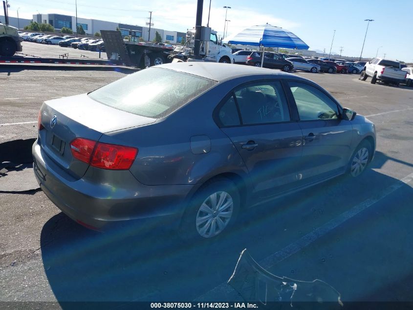 2013 VOLKSWAGEN JETTA SEDAN S 3VW1K7AJ3DM261461