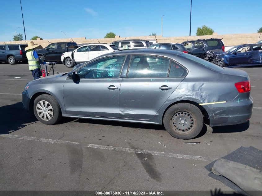 2013 VOLKSWAGEN JETTA SEDAN S 3VW1K7AJ3DM261461