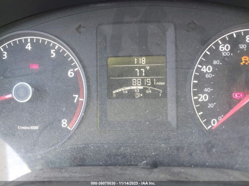 2013 VOLKSWAGEN JETTA SEDAN S 3VW1K7AJ3DM261461