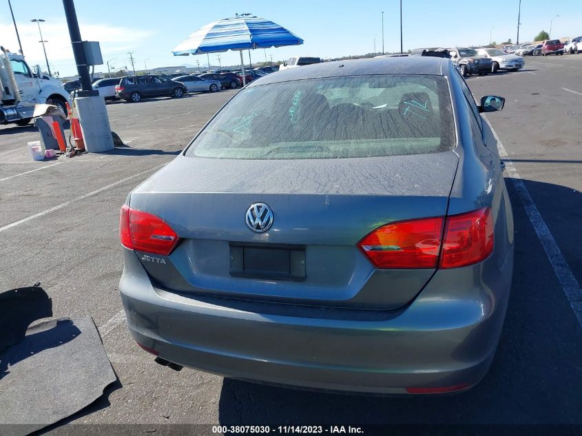 2013 VOLKSWAGEN JETTA SEDAN S 3VW1K7AJ3DM261461