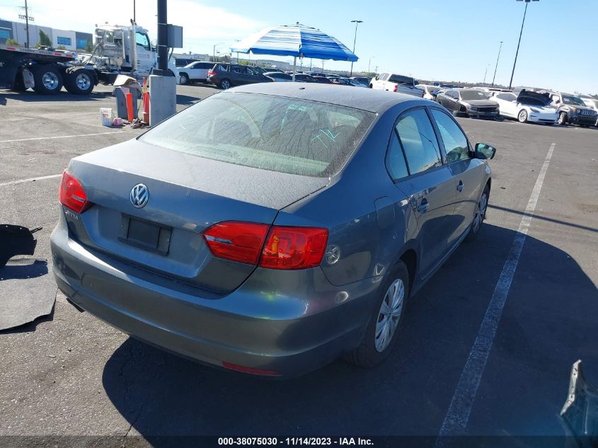 2013 VOLKSWAGEN JETTA SEDAN S 3VW1K7AJ3DM261461