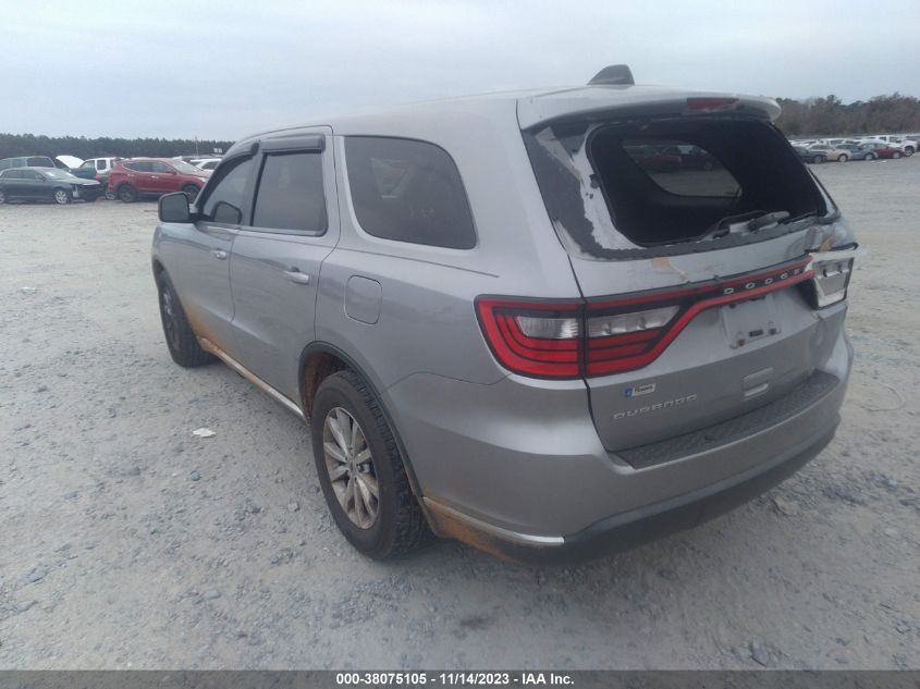 2019 DODGE DURANGO SXT RWD - 1C4RDHAGXKC530970
