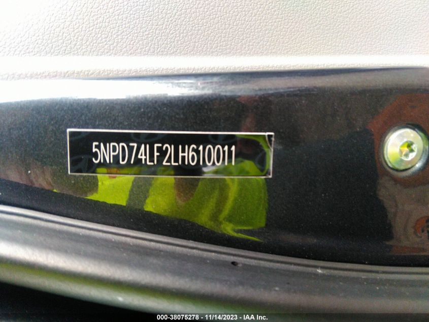 2020 HYUNDAI ELANTRA SE - 5NPD74LF2LH610011