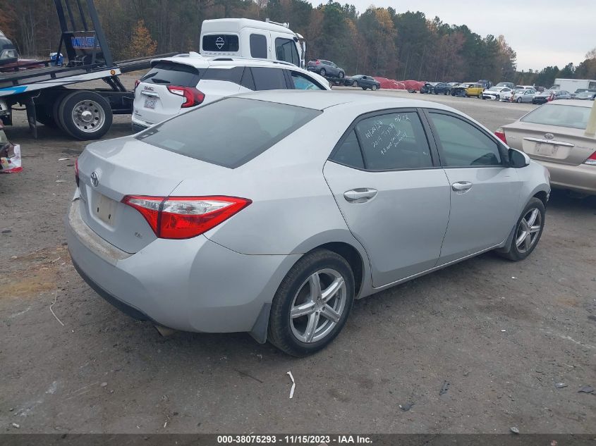 2014 TOYOTA COROLLA L/LE/LE PLS/PRM/S/S PLS - 2T1BURHE1EC160113