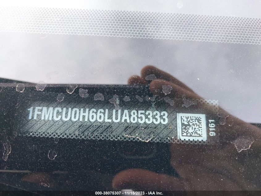 2020 FORD ESCAPE SEL - 1FMCU0H66LUA85333