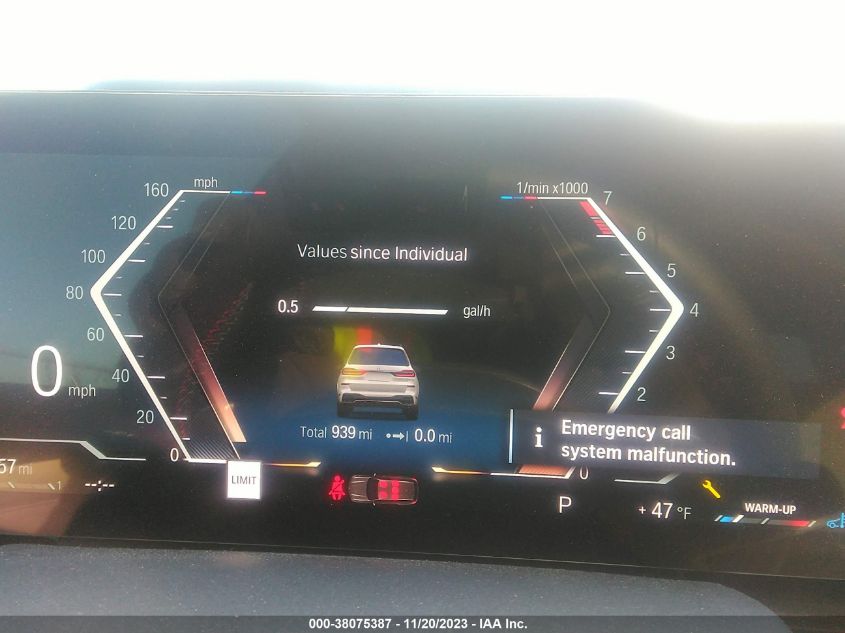 2023 BMW X7 M60I 5UX33EM02P9P19461