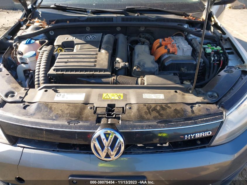 2014 VOLKSWAGEN JETTA HYBRID SEL 3VW637AJ9EM210194