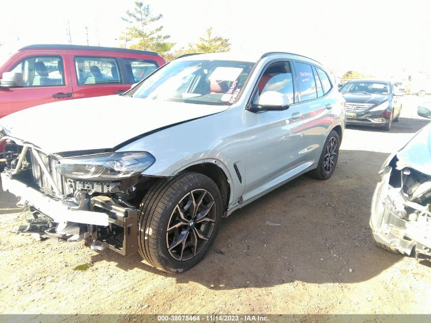 5UX53DP0XN9L91122 2022 BMW X3, photo no. 2