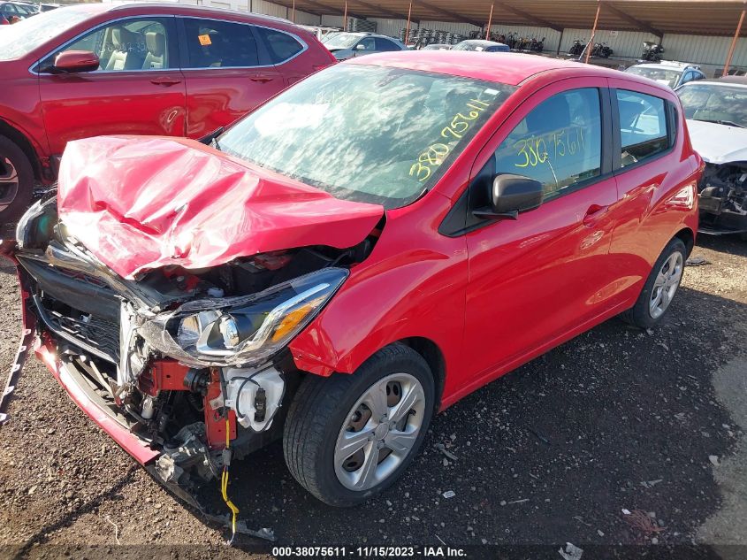 VIN KL8CB6SA9LC406290 2020 CHEVROLET SPARK LS