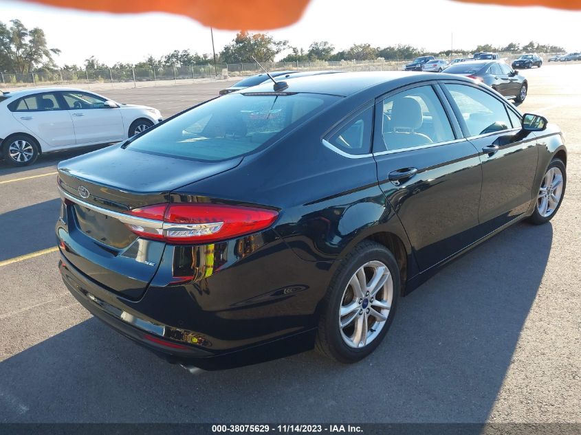 2018 FORD FUSION SE - 3FA6P0H71JR132909