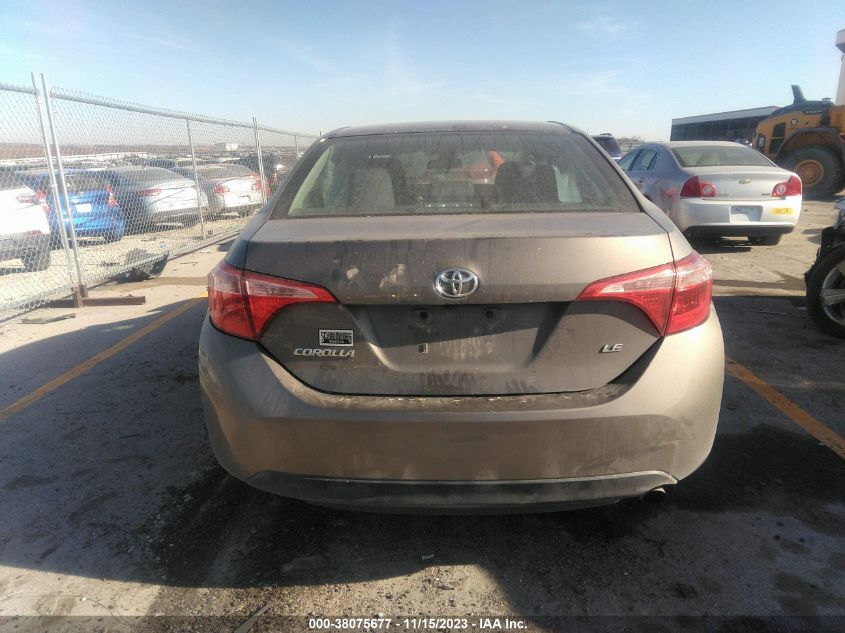 2017 TOYOTA COROLLA L/LE/XLE/SE/XSE - 2T1BURHE9HC882692