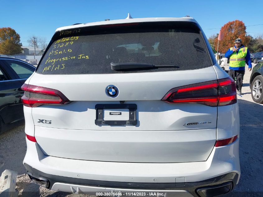 2023 BMW X5 PHEV XDRIVE45E 5UXTA6C07P9R10290