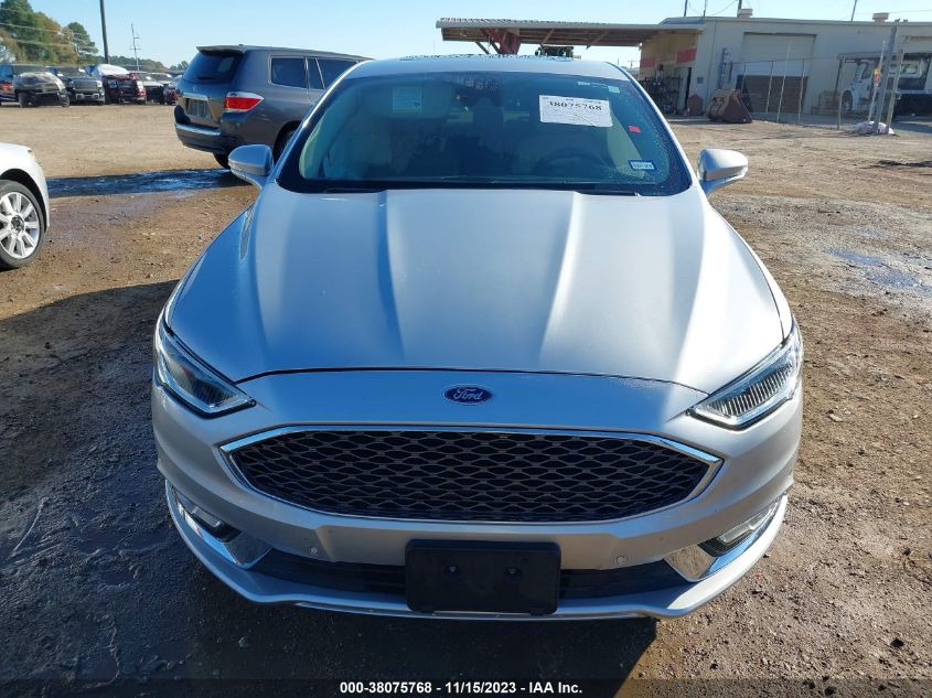 2018 FORD FUSION TITANIUM/PLATINUM - 3FA6P0K90JR114766