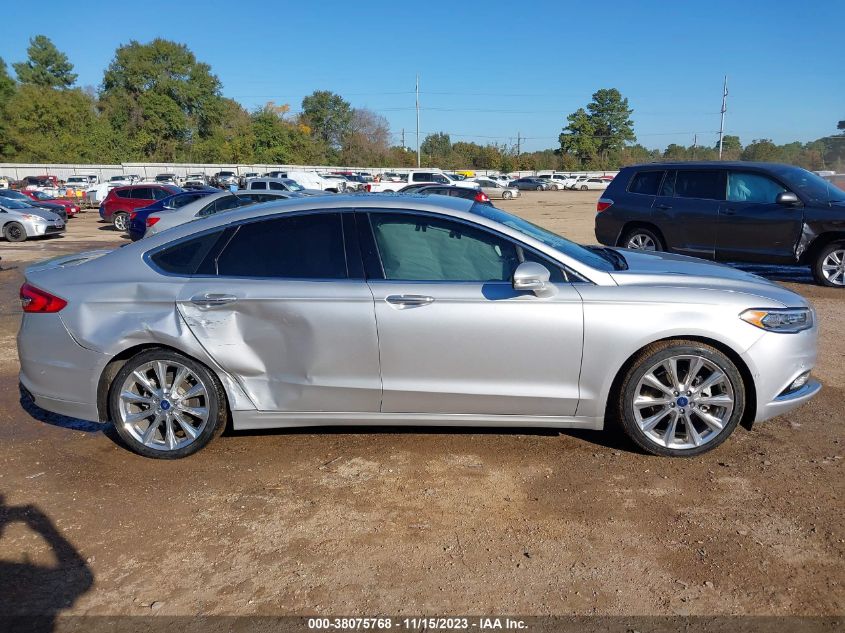 2018 FORD FUSION TITANIUM/PLATINUM - 3FA6P0K90JR114766