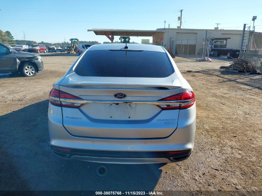 2018 FORD FUSION TITANIUM/PLATINUM - 3FA6P0K90JR114766