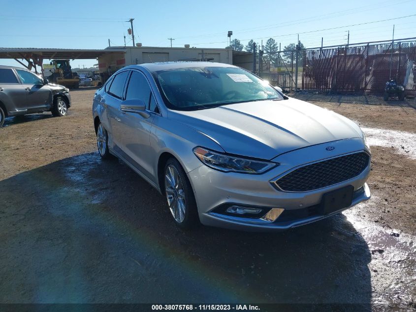 2018 FORD FUSION TITANIUM/PLATINUM - 3FA6P0K90JR114766