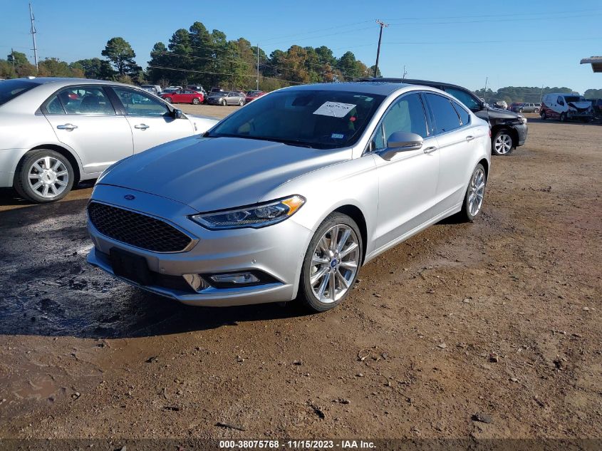 2018 FORD FUSION TITANIUM/PLATINUM - 3FA6P0K90JR114766