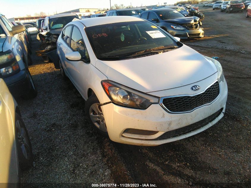 2016 KIA FORTE LX - KNAFK4A61G5607047