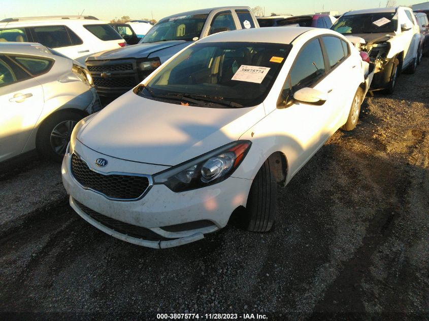 2016 KIA FORTE LX - KNAFK4A61G5607047