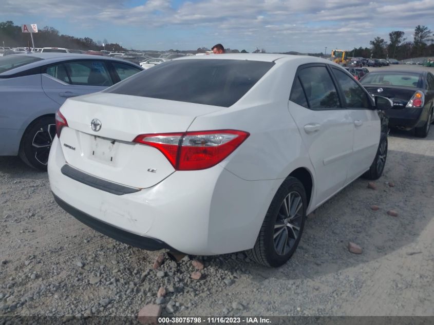 2016 TOYOTA COROLLA L/LE/S/S PLUS/LE PLUS - 2T1BURHE3GC567076