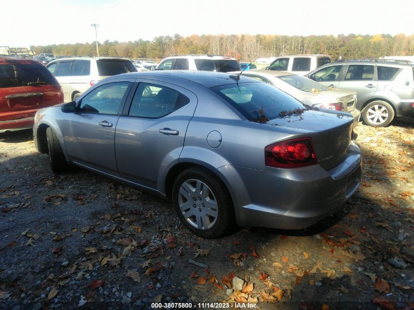 2014 DODGE AVENGER SE - 1C3CDZAB8EN224007