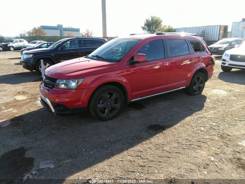VIN 3C4PDDGG2JT450492 2018 DODGE JOURNEY CROSSROAD AWD