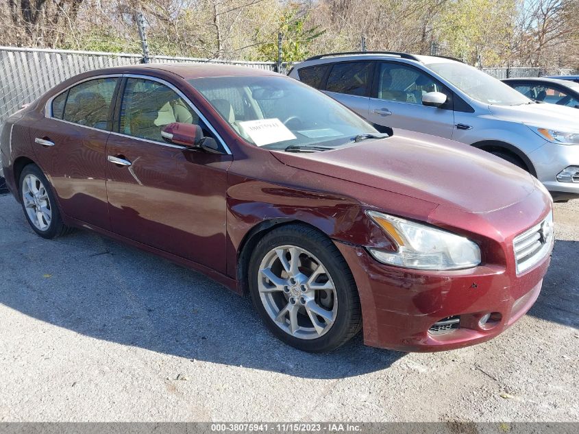 2013 NISSAN MAXIMA S/SV - 1N4AA5APXDC839299