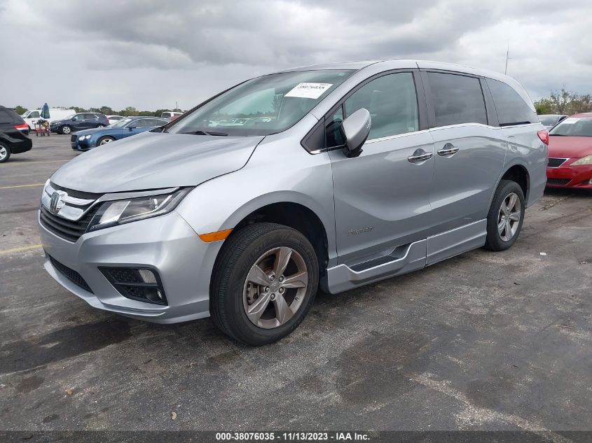 VIN 5FNRL6H78KB041659 2019 HONDA ODYSSEY EX-L