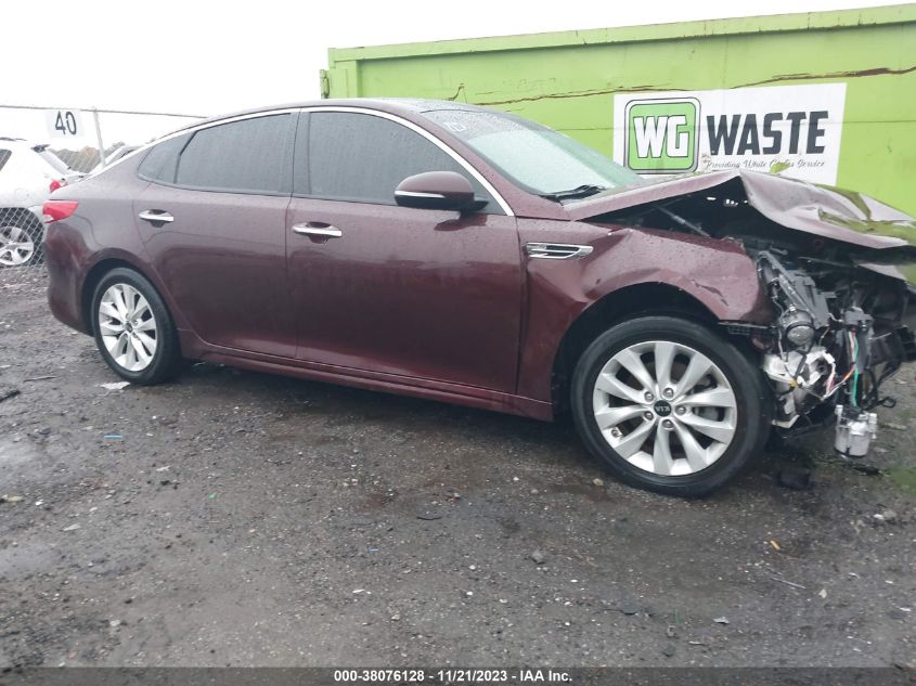 2016 KIA OPTIMA EX - 5XXGU4L35GG110177